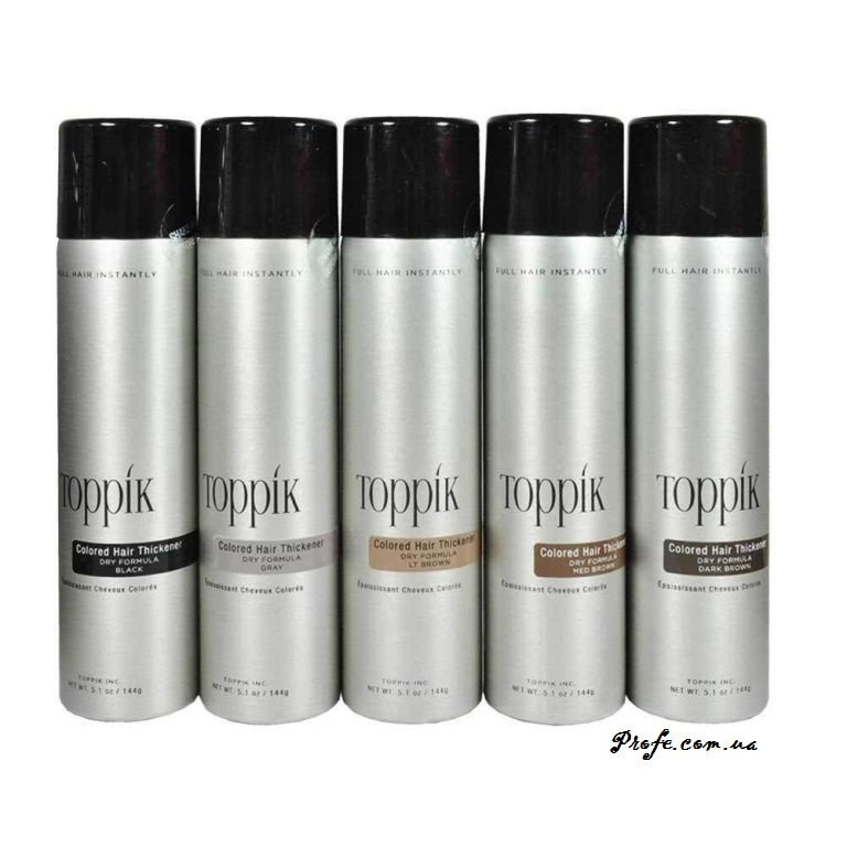 Спрей загусник Toppik (всі кольори)
