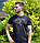 Чорна футболка ferrari, фото 2
