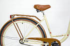 🚲Уцінка! Велосипед жіночий міський VANESSA 28 crem з кошиком Польща, фото 7
