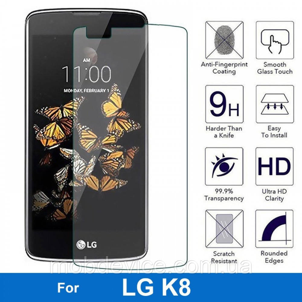 Захисне скло для LG K8