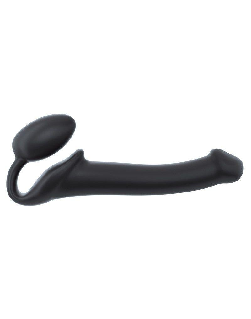 Безремінний страпон Strap-On-Me Black M, повністю регульований, діаметр 3,3 см, фото 1