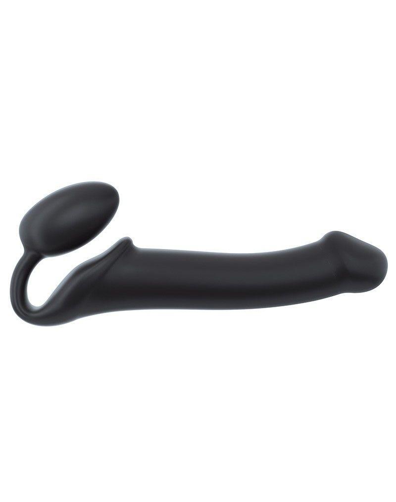 Безремінний страпон Strap-On-Me Black XL, повністю регульований, діаметр 4,5 см, фото 1