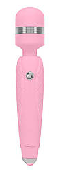 Розкішний вібромасажер PILLOW TALK - Cheeky Pink з кристалом Swarovsky, плавне підвищення потужності