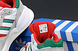 Кросівки чоловічі Adidas EQT "Сірі із зеленим" р. 41-44, фото 4
