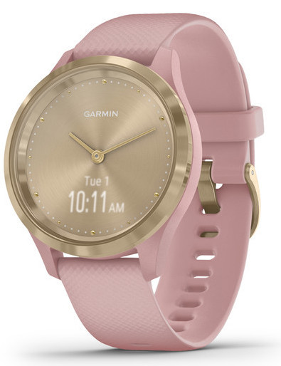 Смарт-годинник Garmin Vivomove 3S Light Gold Stainless Steel Bezel with Dust Rose Case and Silicone Band - фото 1 - id-p1104505674