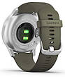 Смарт-годинник Garmin Vivomove Style Silver Aluminum Case with Moss Silicone Band, фото 7
