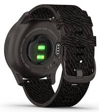 Смарт-годинник Garmin Vivomove Style Graphite Aluminum Case with Black Pepper Woven Nylon Band, фото 6