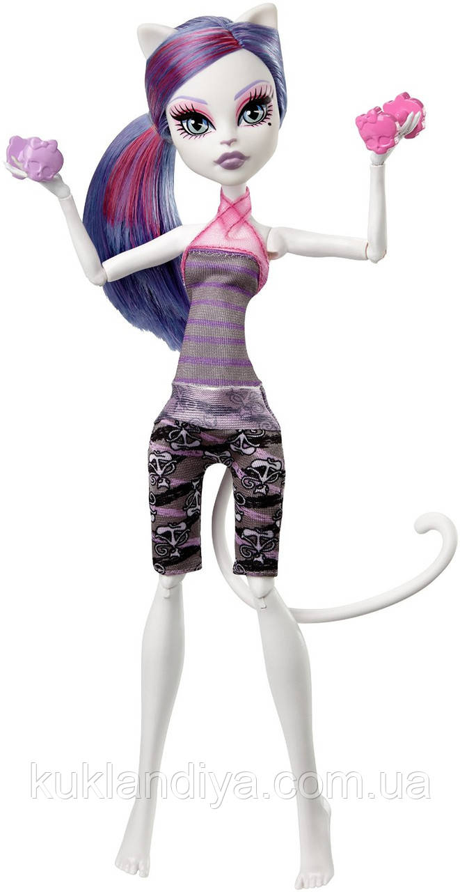 Лялька Monster High Катрін Де Мяу — Fangtastic Fitness Catrine DeMew, фото 1