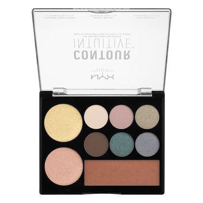 Палетка NYX Cosmetics Contour Intuitive Palette (Smoke & Pearls) - фото 2 - id-p844680922