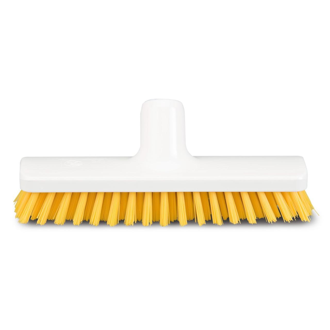 Щітка - скраб жорстка, жовта, фото 1