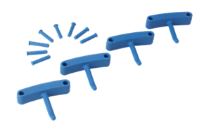 Комплект гаків (4 шт) для 1017 та 1018, 140 мм, фото 1