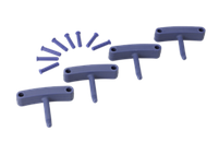 Комплект гаків (4 шт) для 1017 та 1018, 140 мм, фото 8