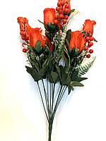 Штучний букет. Штучні троянди (58 см), фото 3