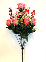Штучний букет. Штучні троянди (58 см), фото 2