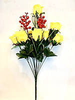 Штучний букет. Штучні троянди (58 см), фото 8