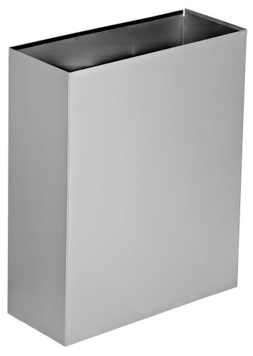 Корзина відкрита нержавіюча сталь матова 23л 1504, фото 1