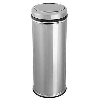 Корзина металева з поворотною кришкою сатин PRACTICAL 27л 805M