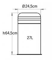 Корзина металева EFORMETAL PRACTICAL 805S, фото 3