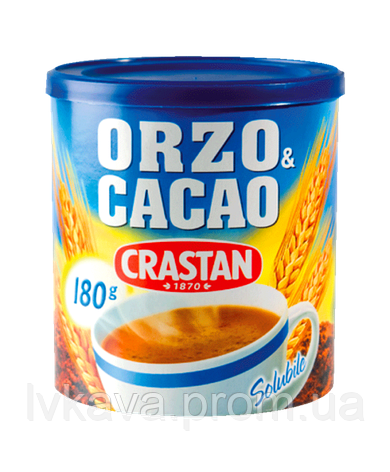 Ячмінний напій Orzo&Cacao Crastan, 180 г, фото 2