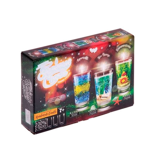 Набір для створення гелевих свічок, 3 свічки, Danko Toys, фото 1