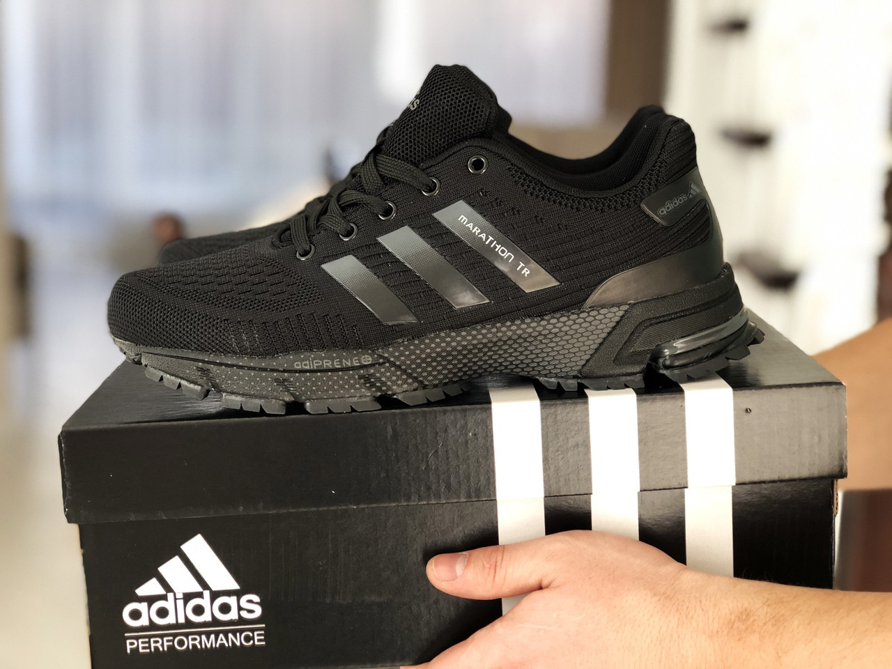 Кросівки Adidas Marathon TR,сітка,чорні 44р