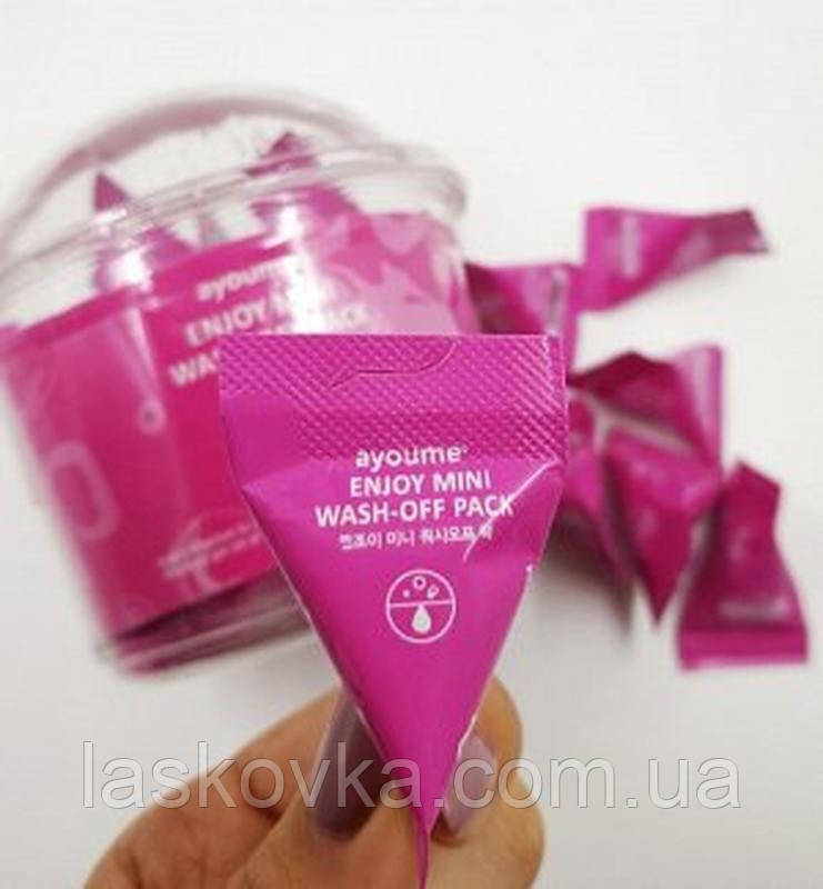 Матувальна маска для обличчя Ayoume Enjoy Mini Wash-Off Pack