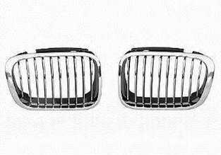 Решітка радіатора ніздрі bmw e46 bmw e46 дорестайл рестайл