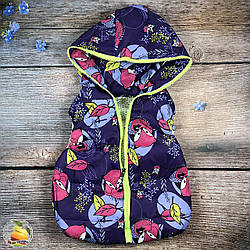 Яскрава жилетка для маленької дівчинки Розмір: 1,2,3 року (20139-1)