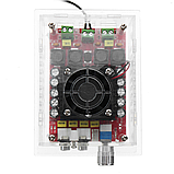XH-M510 + корпус + пулер + дріт Підсилювач Звуку на TDA7498 2х100 W 2х100 Вт з RCA та регулятором класу D, фото 6