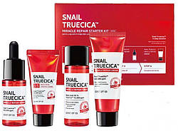 Набір мініатюр засобів із равликом Some by mi Snail Truecica Miracle Repair Starter kit Корея