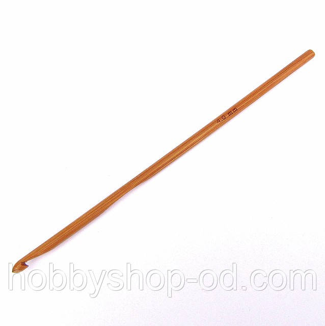 Крючок для вязания из бамбука 1 шт - фото 4 - id-p12300683