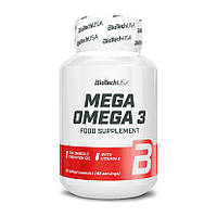 Жирные кислоты BioTech Mega Omega 3, 90 капсул