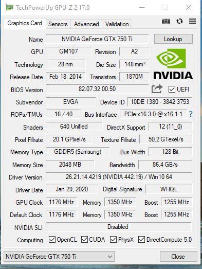 Как новая мощная видеокарта EVGA GeForce GTX 750 Ti Superclocked GDDR5 2GB DVI HDMI DP! - фото 3 - id-p781520383