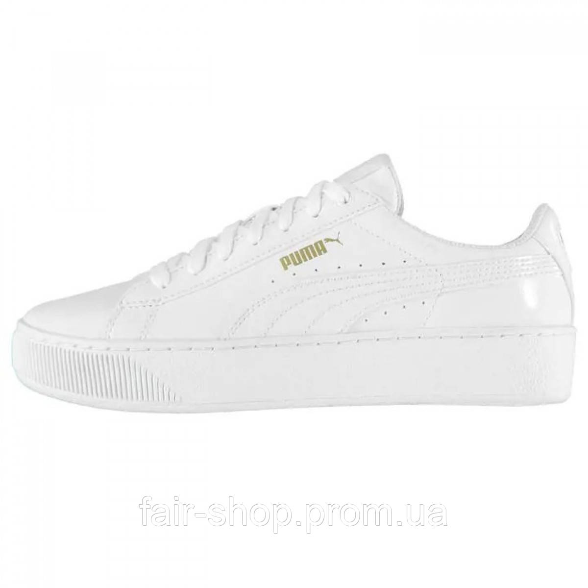 Кросівки Puma Patent Platform White/White, оригінал. Доставка від 14 днів