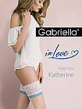 Панчохи із силіконом Gabriella Katherine, бежеві/блакитні/шампань, 1/2, фото 3