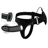 Страпон Pretty Love Strap-On Harness Vibrating Black, фото 4