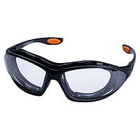 Очки защитные с обтюратором и сменными дужками Super Zoom anti-scratch, anti-fog (прозрачные) (9410911)