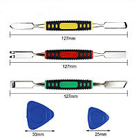 Набор инструмента Kaisi KS-1475 3шт фигурных 2х сторонних ножей+2медиатра,для ремонта телефона, планшета,