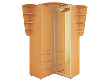 Шафа-купе кутовий приставний Стандарт 125х130 h-240, ТМ Фенікс, фото 2