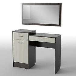 Туалетний столик + Дзеркало 100х40х80 см. Колір на вибір, БС-02 (АКМ)