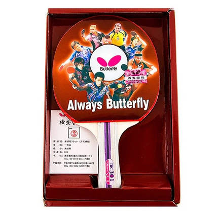 Ракетка Batterfly 3* TBC-301 для настільного тенісу, фото 2