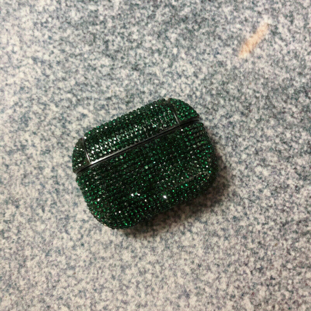 Чохол кейс для навушників Apple AirPods Pro Alitek Crystal Зелений