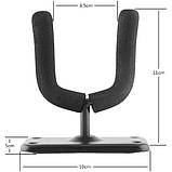 Тримач для гітари на стіну сталевий blk, фото 3