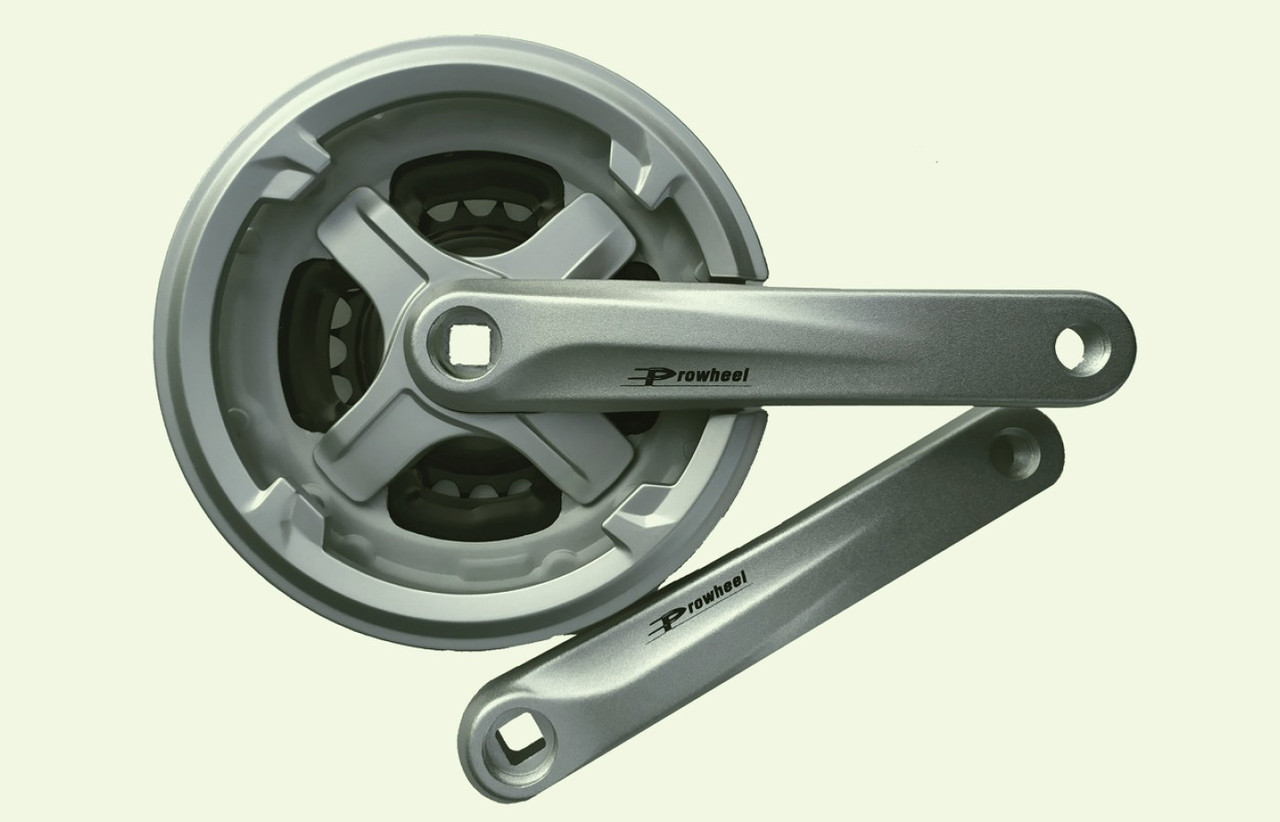 Шатуни Prowheel ТА-СM68 (42-34-24), L-170 мм срібний (ТА-СM68), фото 1