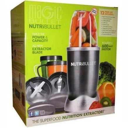 Міні кухонний комбайн, блендер, соковижималка NutriBullet 600 Watt