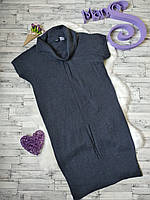 Сукня тепла Redoute жіноча сіра з коротким рукавом розмір 44-46 S-M