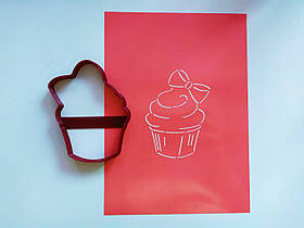 3D формочки-вирубки для пряників "Кексик 4"