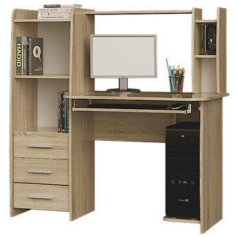 Стіл комп'ютерний для навчання та роботи Ліра Еверест (125х60х125 см)