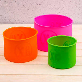 Набір форм для випічки "Пасочки", 3 шт, силіконові форми для Паски, 3 шт,