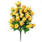 Букет 30 голів великий бутон зі щільної тканини NA 064 (6 шт./пач.) Штучні квіти гуртом, фото 2